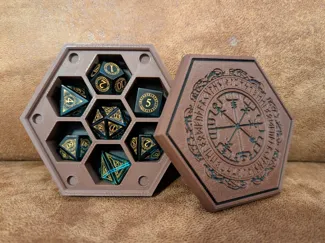 D&D Dice Box Celtic/Nordic/Viking