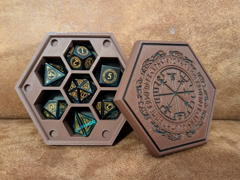 D&D Dice Box Celtic/Nordic/Viking
