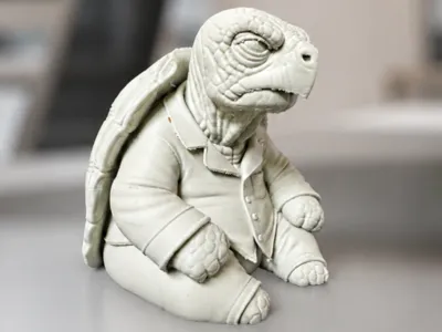 A turtle ready for office life ;)