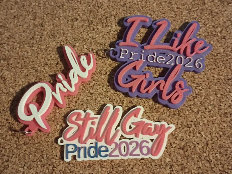 Lesbian Pride Keychains!