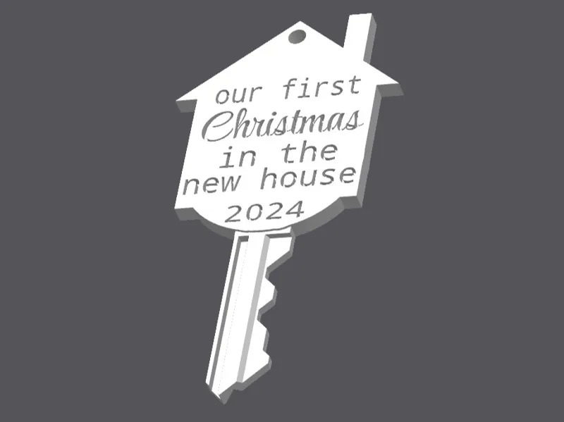 Our first Christmas key 2024