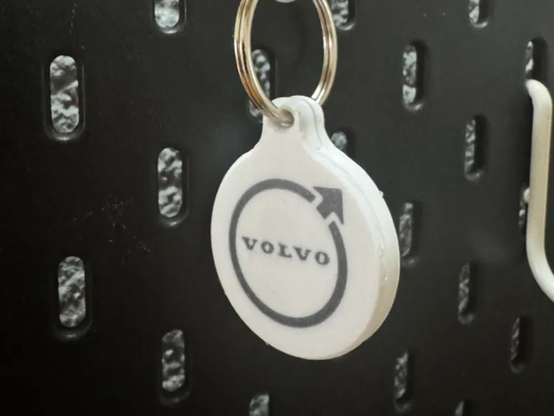 AirTag Keychain - Volvo Cars and Truck Logo