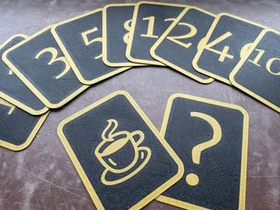 Fibonacci Playing Cards for Estimation