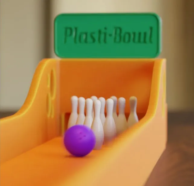 Plasti Bowl   Desktop Lane Toy stl
