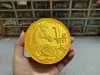 100mm gold coin