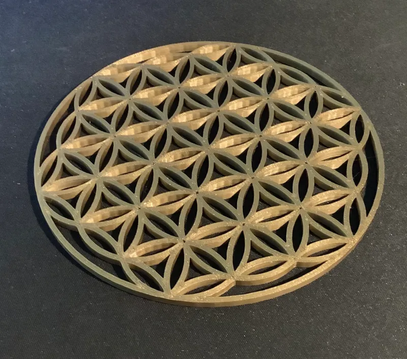Flower of Life 130mm Coaster