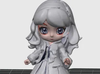可爱少女玩偶