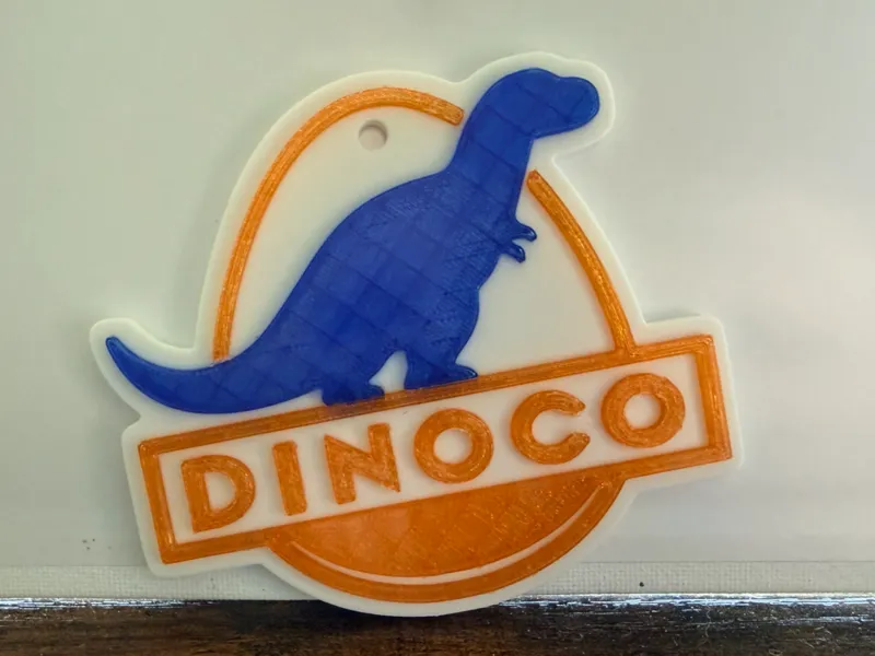 Dinoco Keychain Disney Pixar Cars