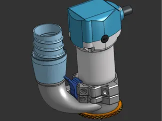 Dust collector for LR4