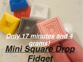 Mini Square Drop Fidget