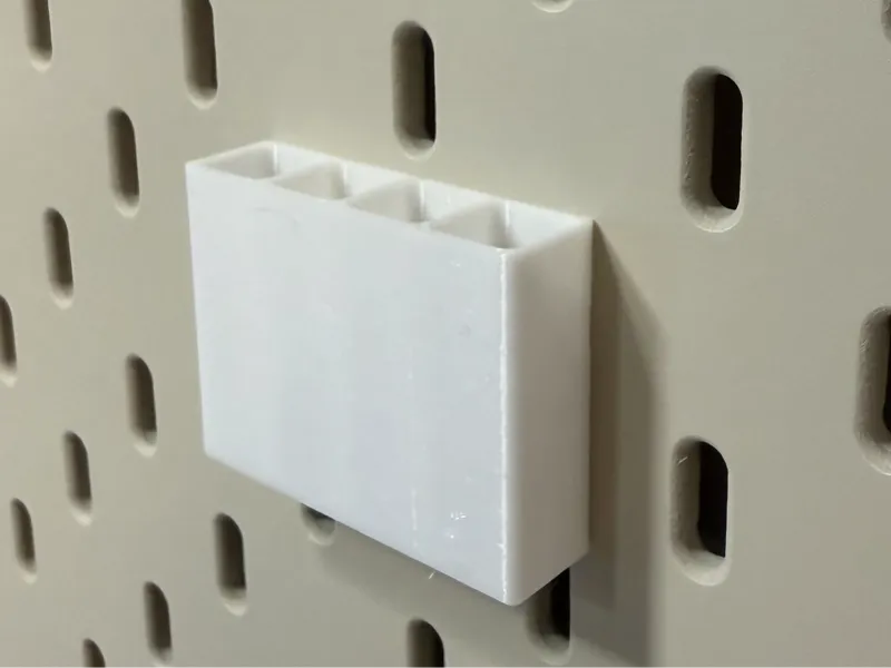 Customizable IKEA SKADIS Pen Holder (Parametric)