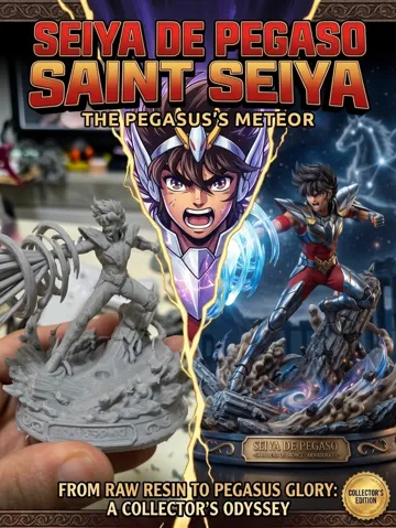 Modelo para impresión 3D: SEIYA PEGASO — vista de referencia 2