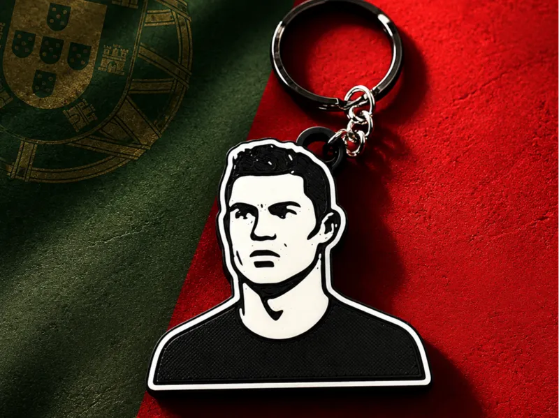 CR7-inspired keychain