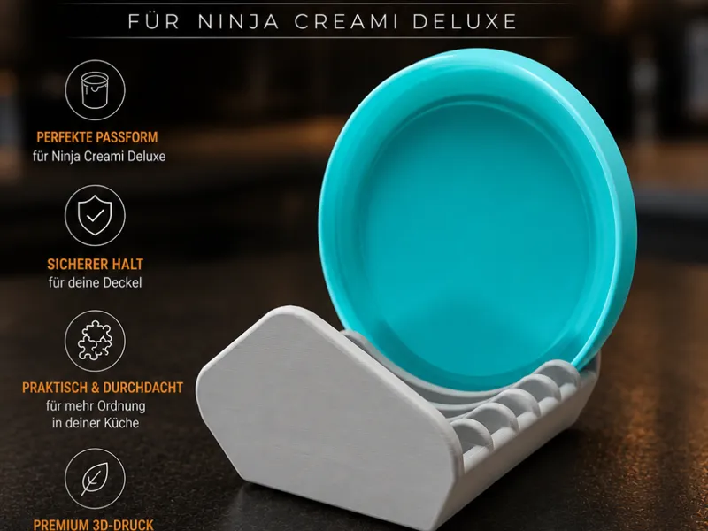 Ninja Creami Deluxe Deckelhalter