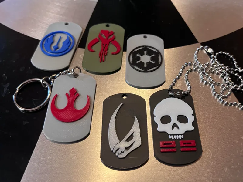 Star Wars Dog Tags and Key Chains