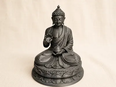 Buddha Statue in Lotus Pose