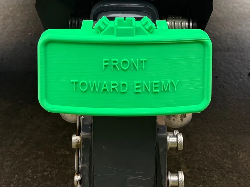 Claymore mine with triple holes for B&W 2 in hitch
