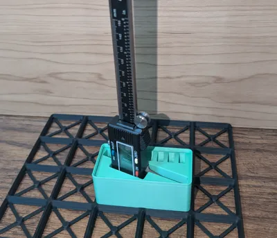 Gridfinity with Pins Caliper Holder