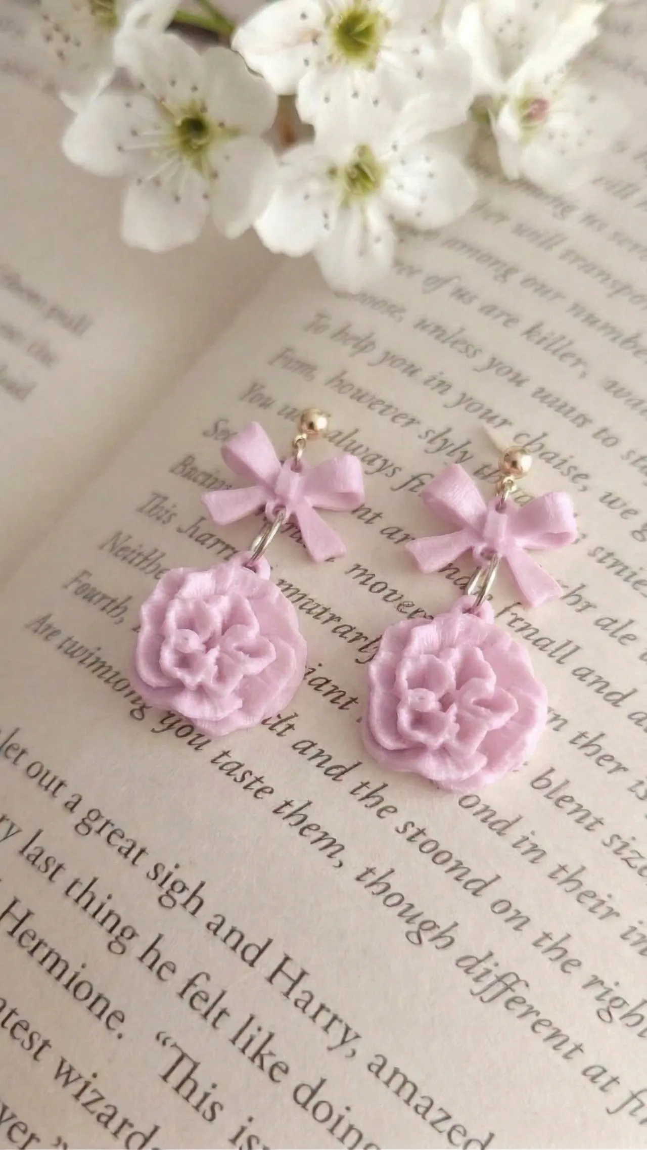 Blossom Pearl Bow Earrings view 4
