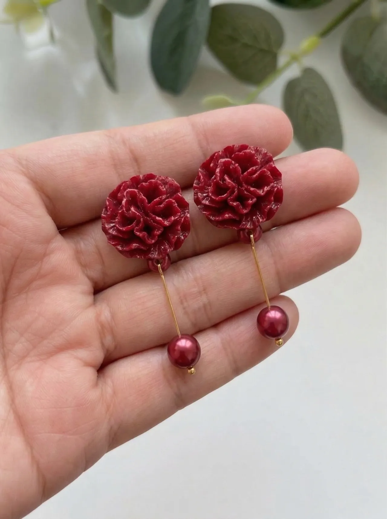Blossom Pearl Bow Earrings view 2