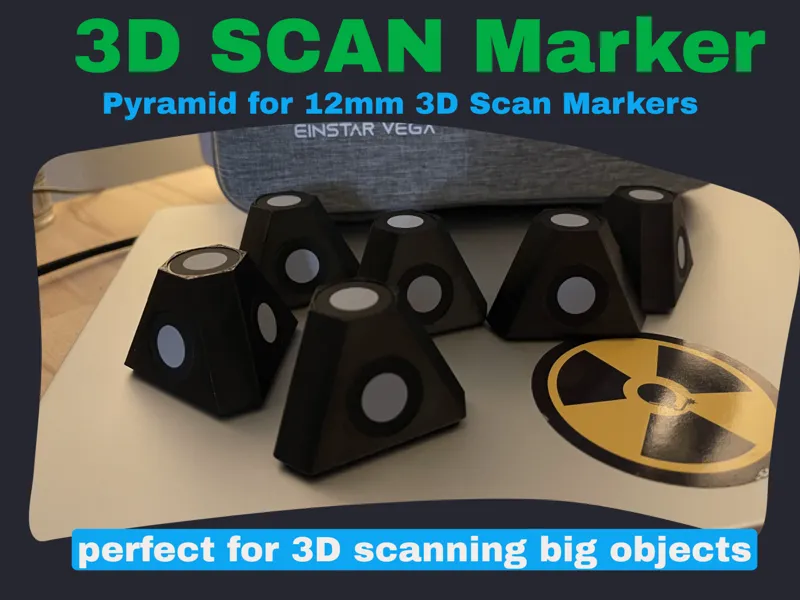Scanning Marker Pyramid for 12 mm Markers