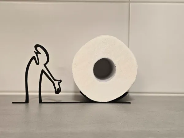 Support papier toilette « Roll ? Really ? »