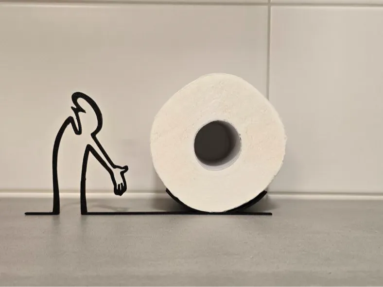 Support papier toilette « Roll ? Really ? »