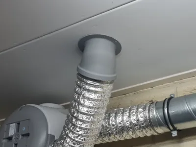 45° Elbow 125mm hose to 110mm PVC