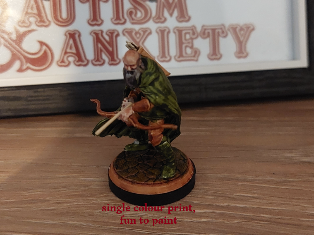 Slavic Human Ranger - D&D Miniature