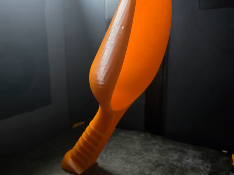 125%, ASA, Slower print speed for Strength