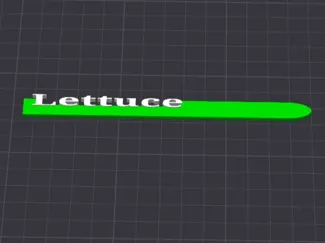 Lettuce Garden Marker