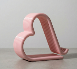 Soporte de celular corazón ondulado — imagen 4 de impresión 3D