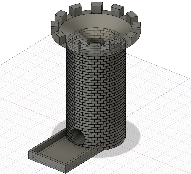 Large Castle Dice Tower
