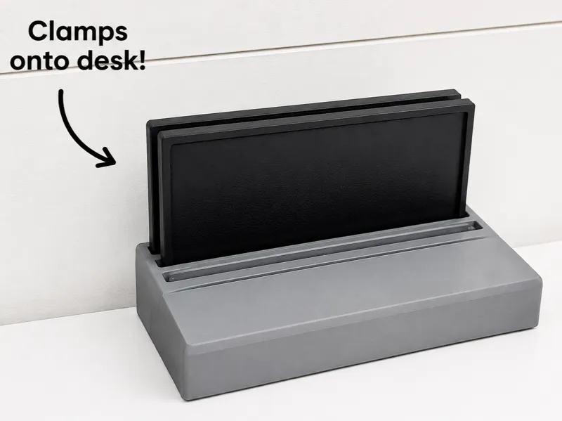 Coaster Organizer - Clamps on Desk!!