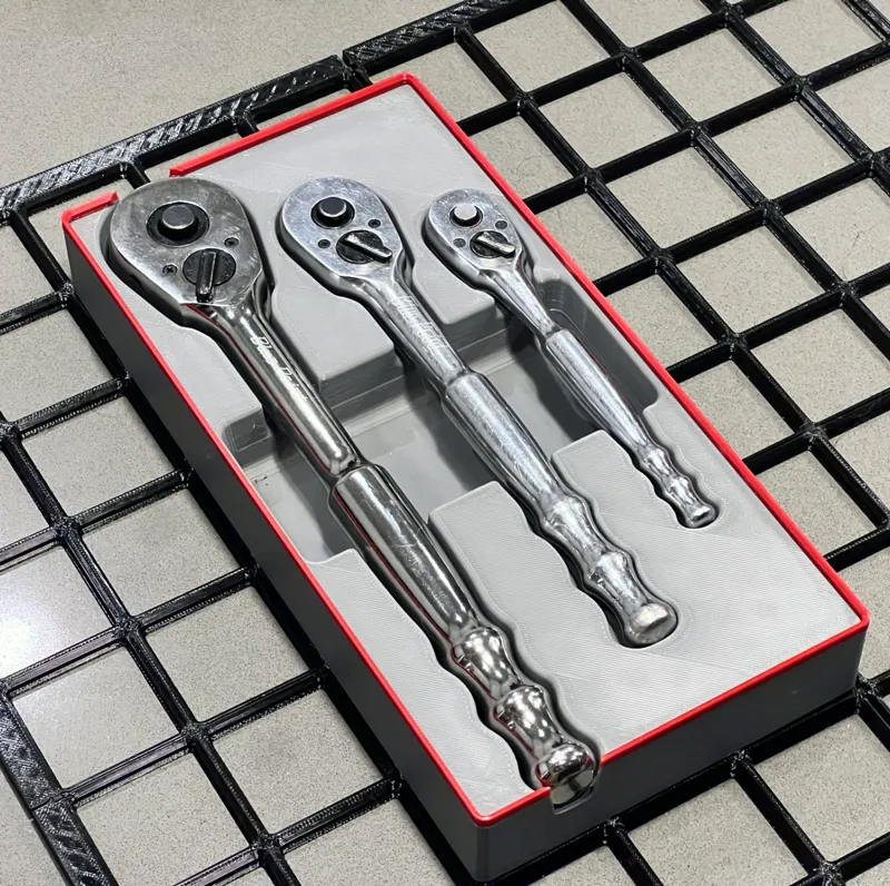 Gridfinity Blue-Point Ratchet Tray