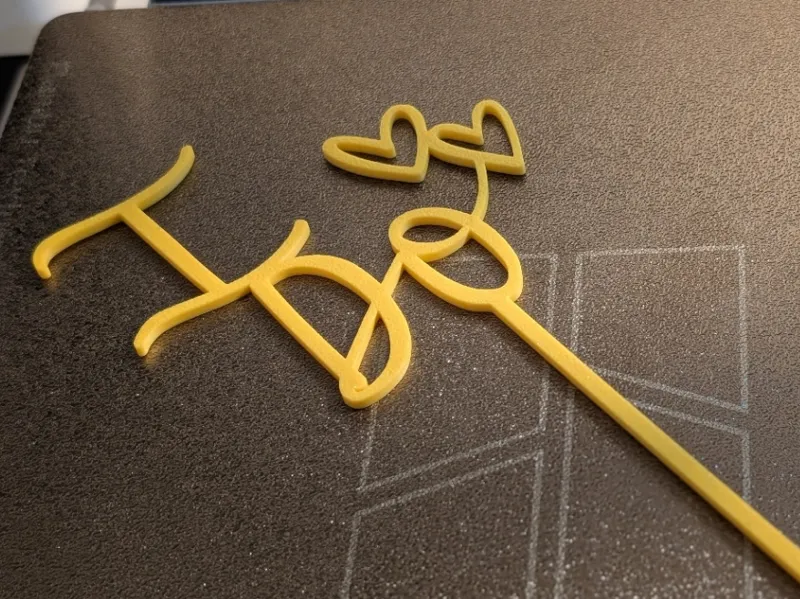 I do - Proposal cake topper decoration