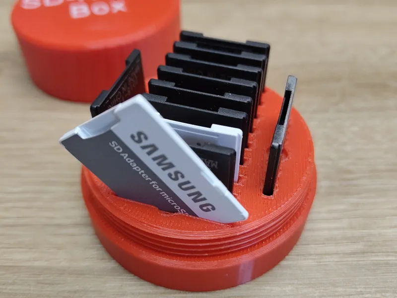 SD-Karte Box - RUND