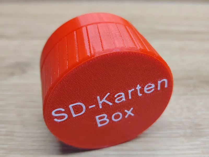 SD-Karte Box - RUND