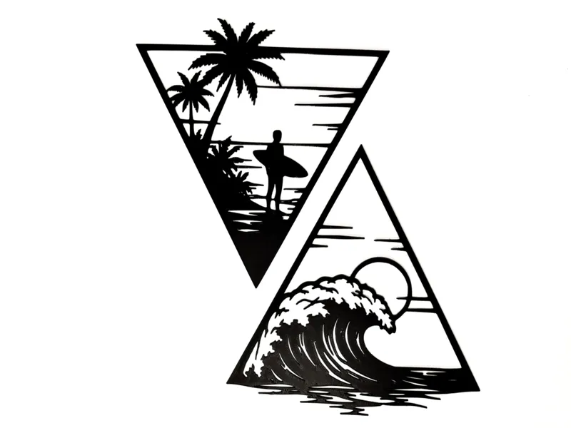 Surf and beach decoration