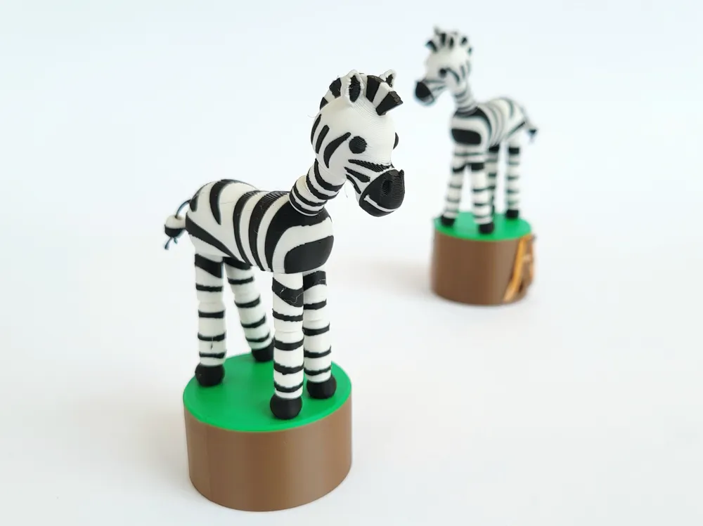 Collapsible Zebra - Free 3D Print Model - MakerWorld