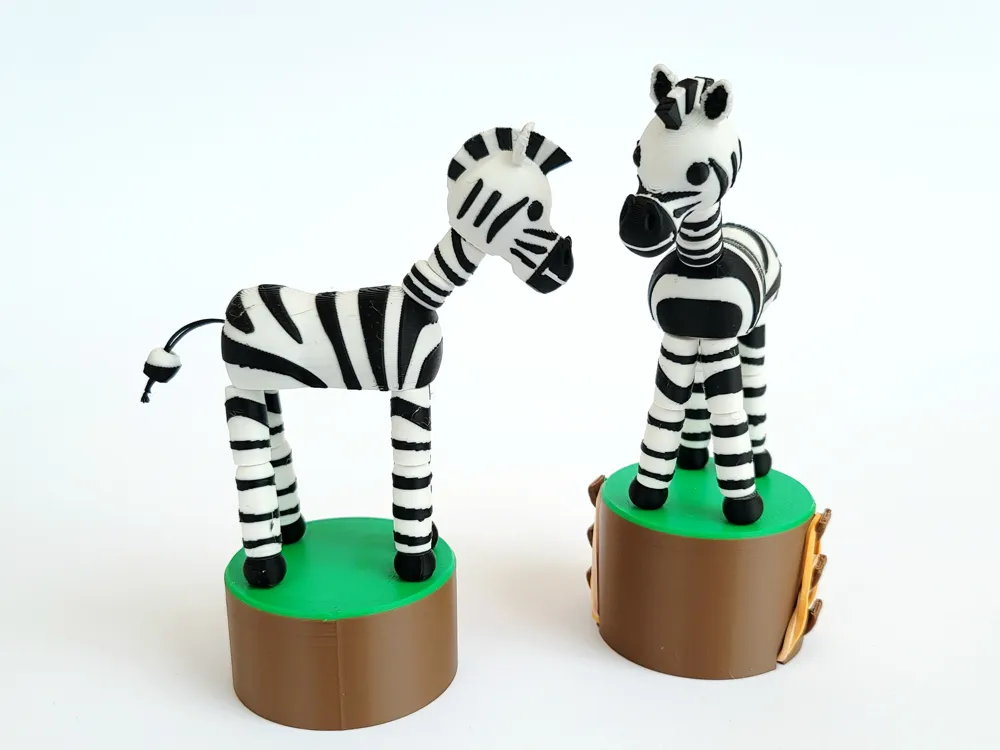 Collapsible Zebra - Free 3D Print Model - MakerWorld