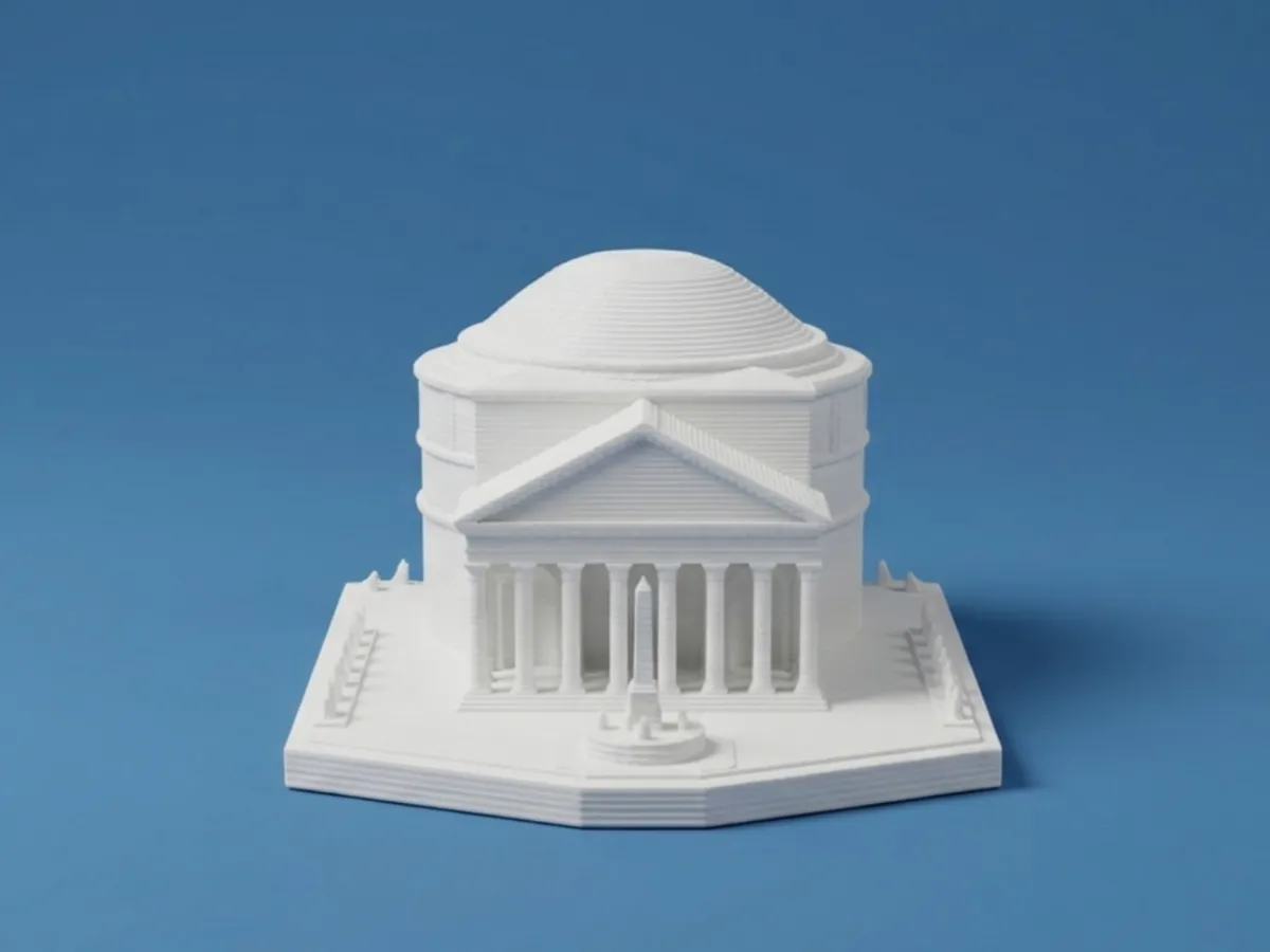 Pantheon Rome – Detailed Architectural Model - Free 3D Print Model ...