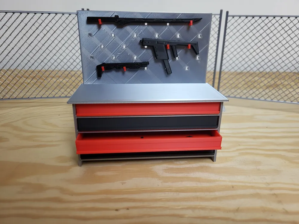 Weapon workbench for Dummy 13 by Dariusz D MakerWorld: Download Free 3D ...