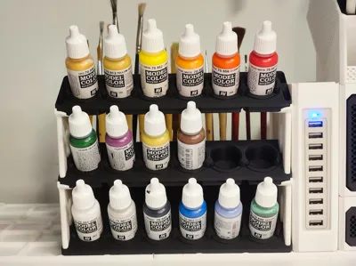 Compact Model Paint Rack