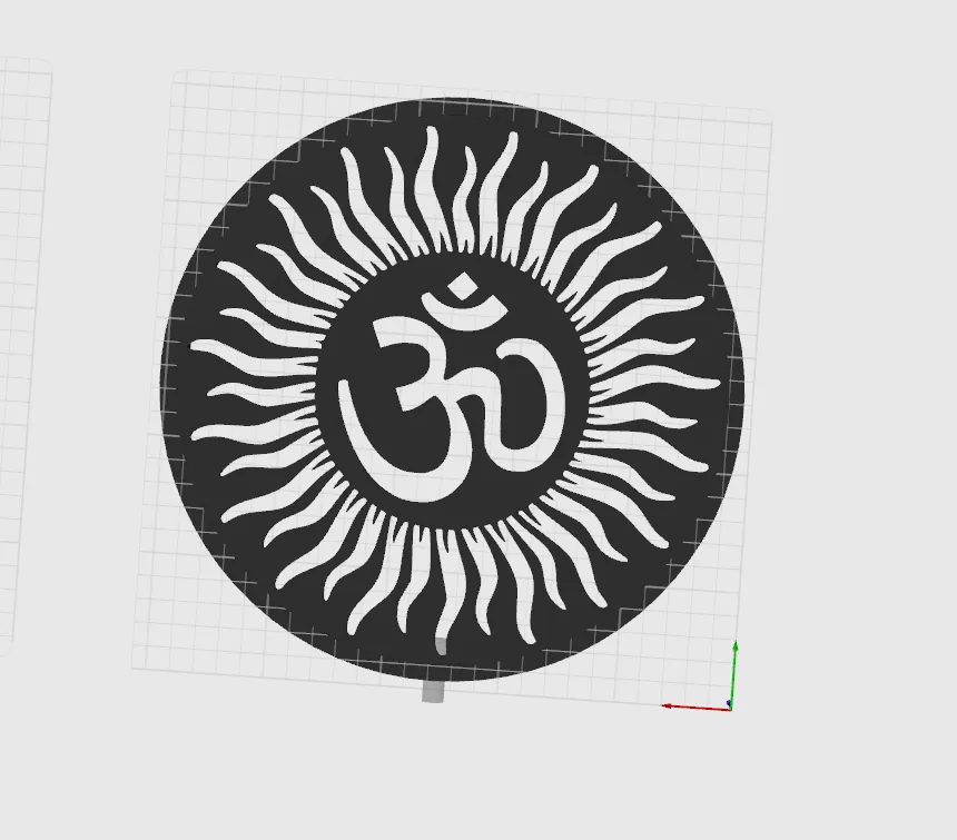 Glowing OM Sign For Wall - Free 3D Print Model - MakerWorld