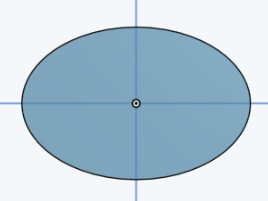 Flat Fat Ellipse 2D Basic Shape (Printable STL)