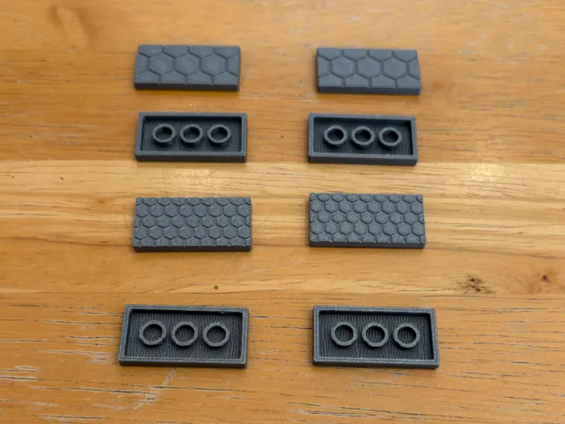 Brick Compatible 2x4 Hex Pattern Pavement Tile
