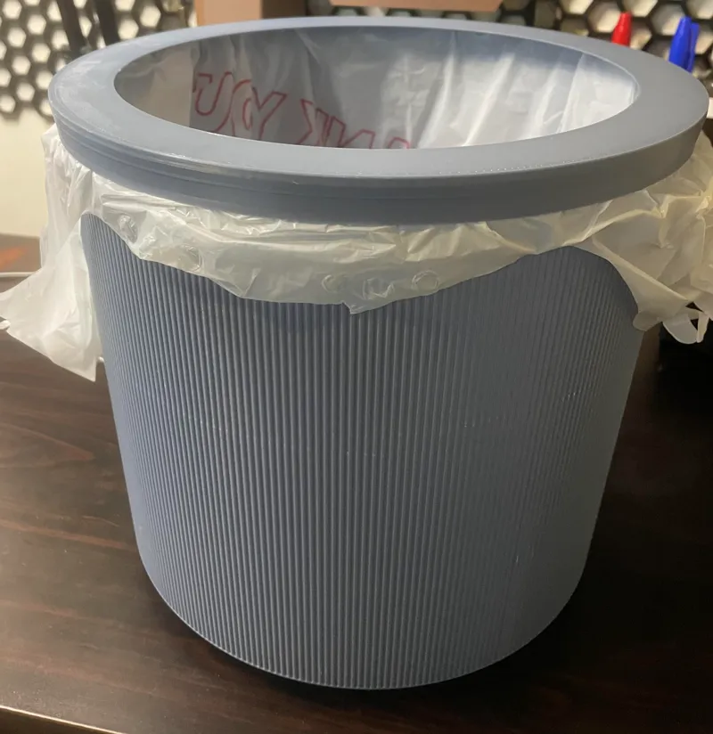 Trash Bin and Rim