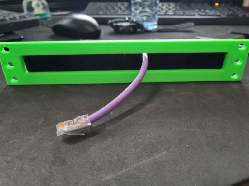 10 INCH RACK MOUNT FOR CABLE BRUSH MANAGEMENT