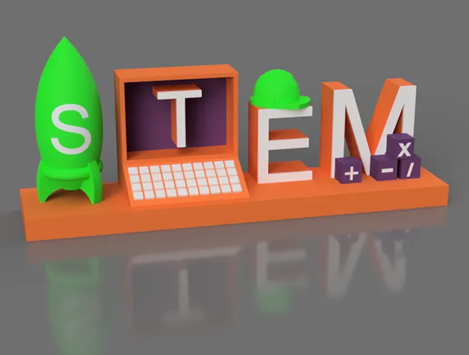 STEM Desk Sculpture